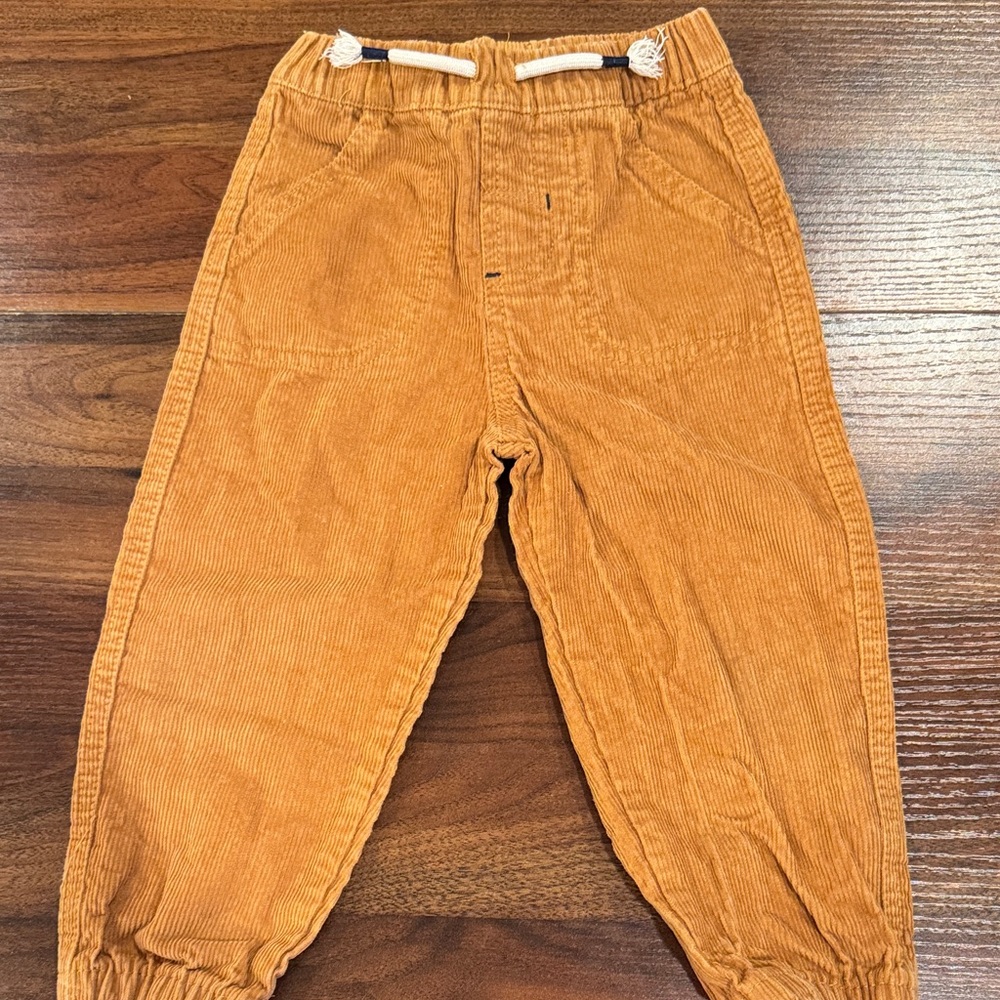Kids Corduroy Pants in Tan. Pre-owned.